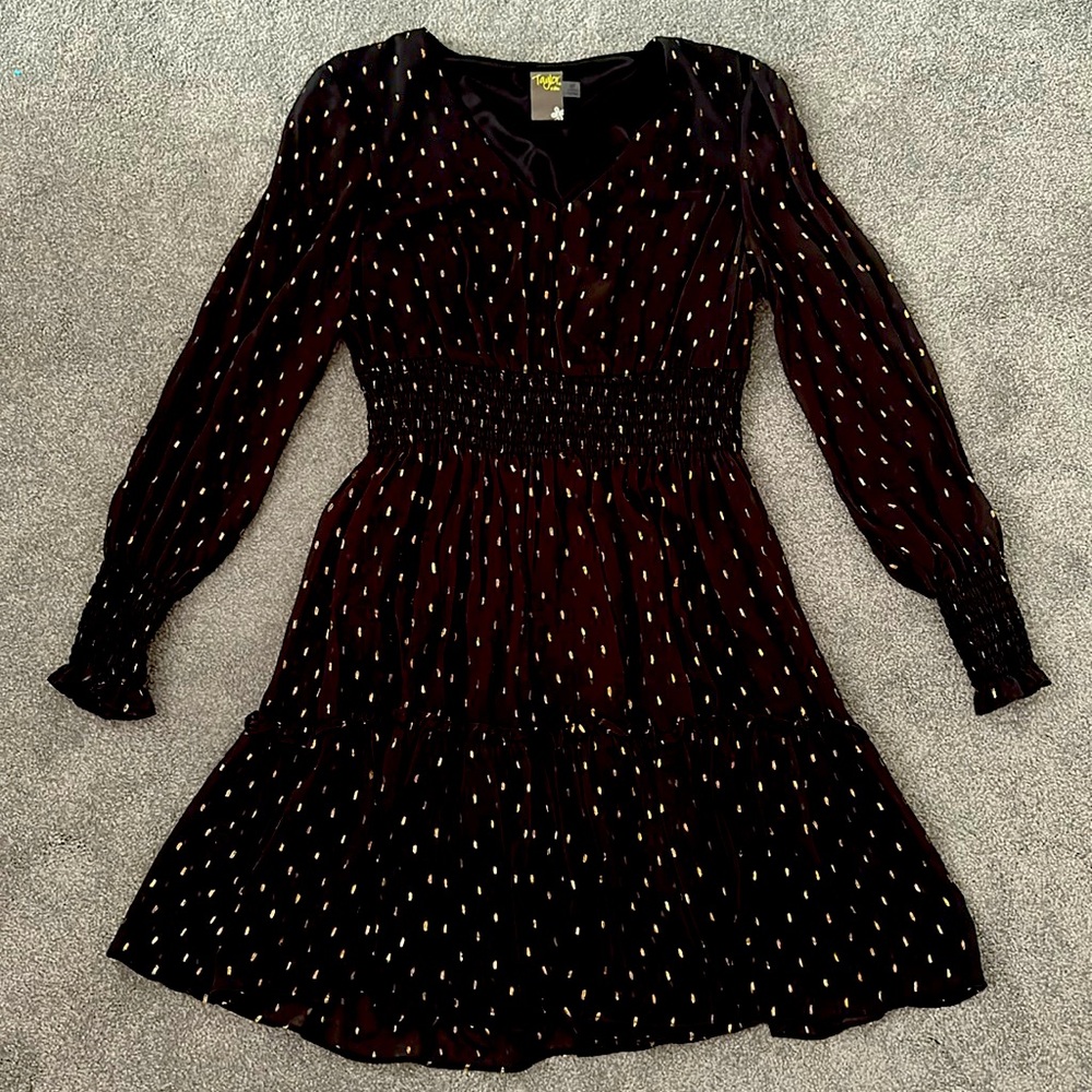 Taylor Dress black/gold metallic 6P